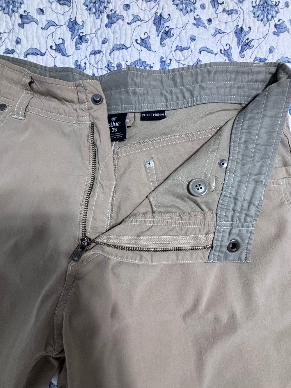 KÜHL Renegade Cargo Shorts Men’s 36 Khaki Stretch Hiking Outdoor Utility - Picture 6 of 15
